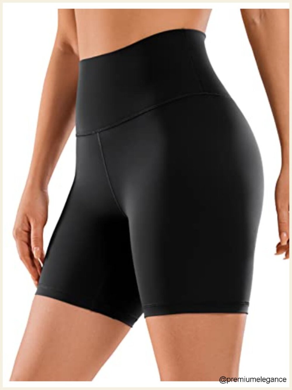 Naked Feeling Biker Shorts 6" High Rise with Hidden Pocket